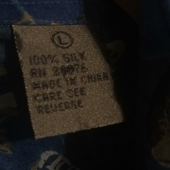 Robert Stock NWOT Silk Football shirt - Picture 6 of 7